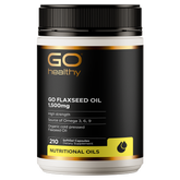 Flaxseed Oil 1500mg Omega 3,6&9 Organic (Go Healthy NZ)